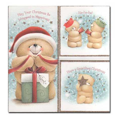 18 Forever Friends Christmas Cards Pack